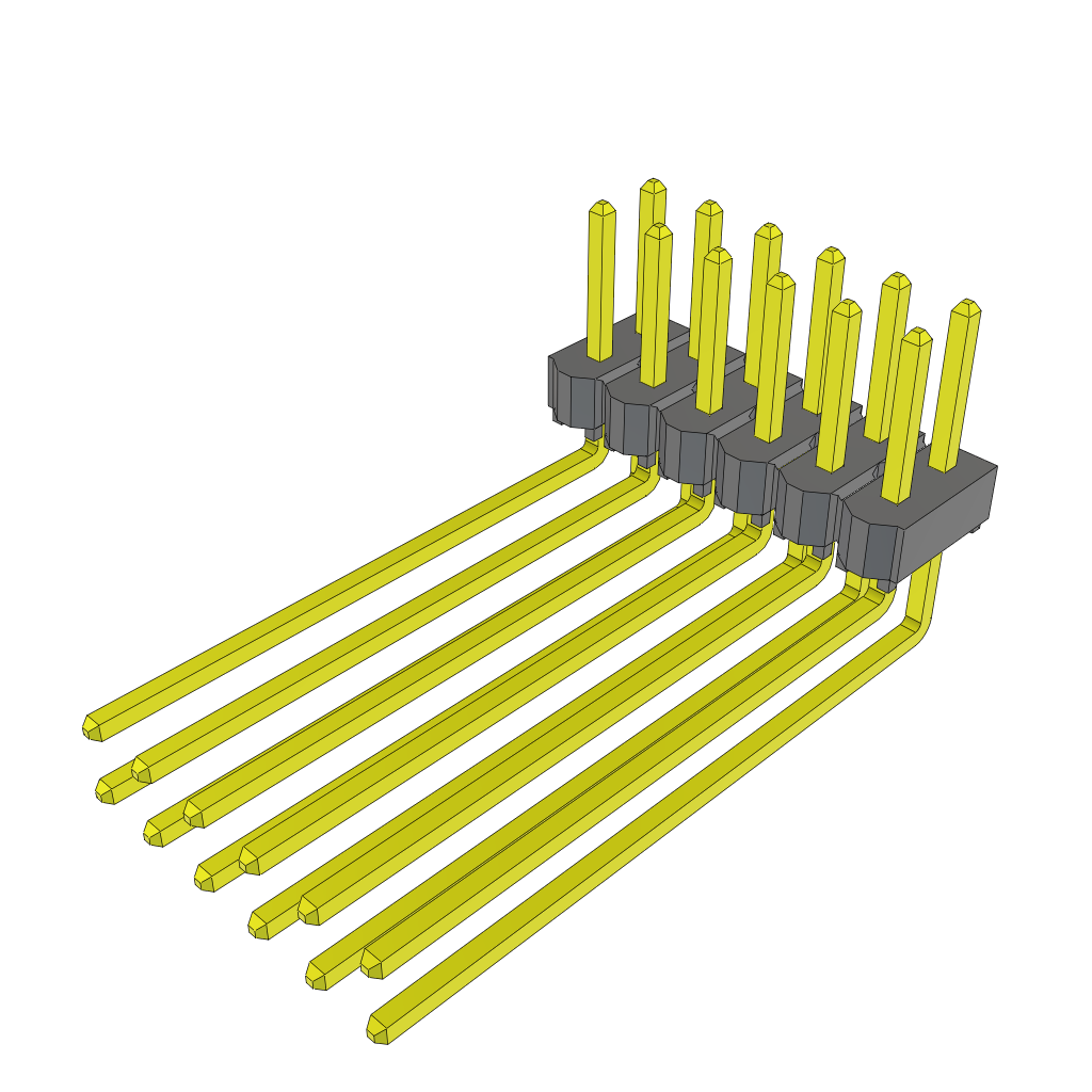 All Parts Connectors rugged connector TSW-106-13-T-D-RA by Samtec
