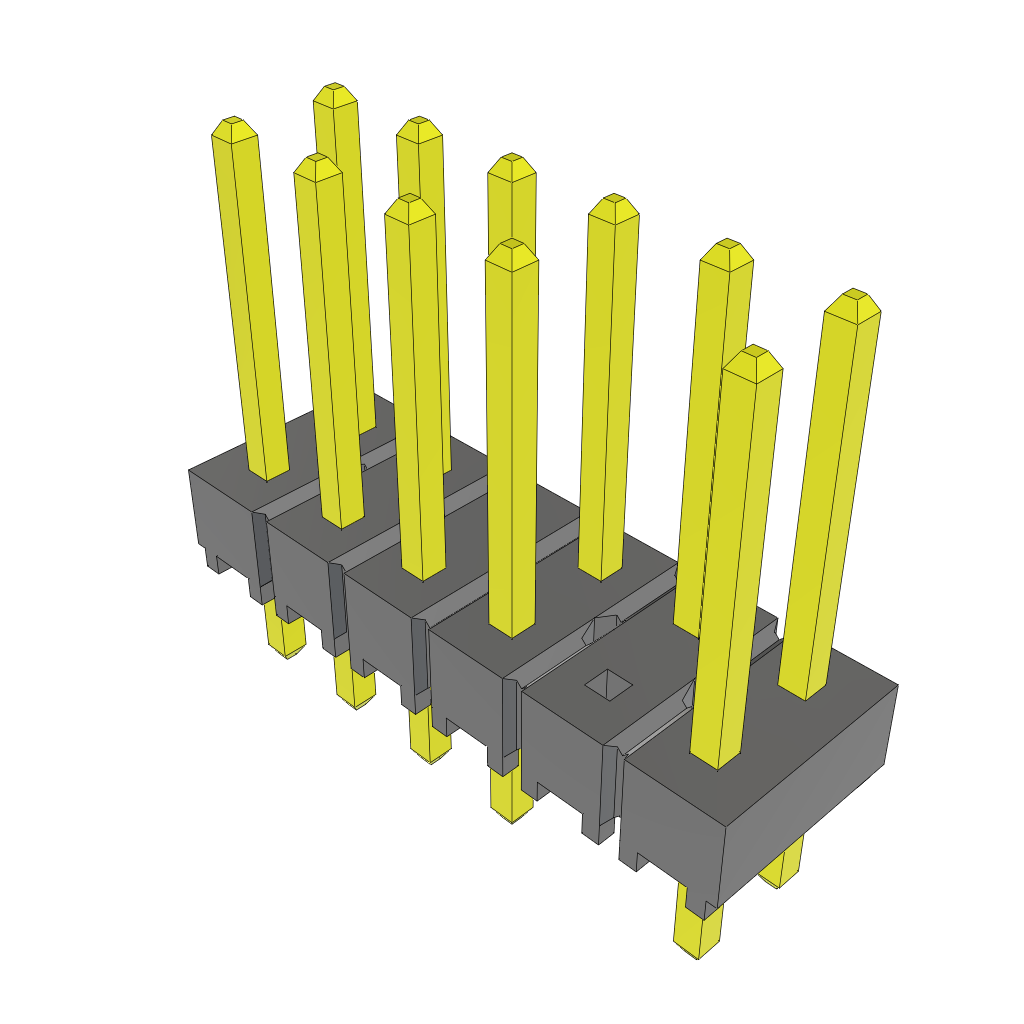 All Parts Connectors rugged connector TSW-106-14-T-D-009 by Samtec