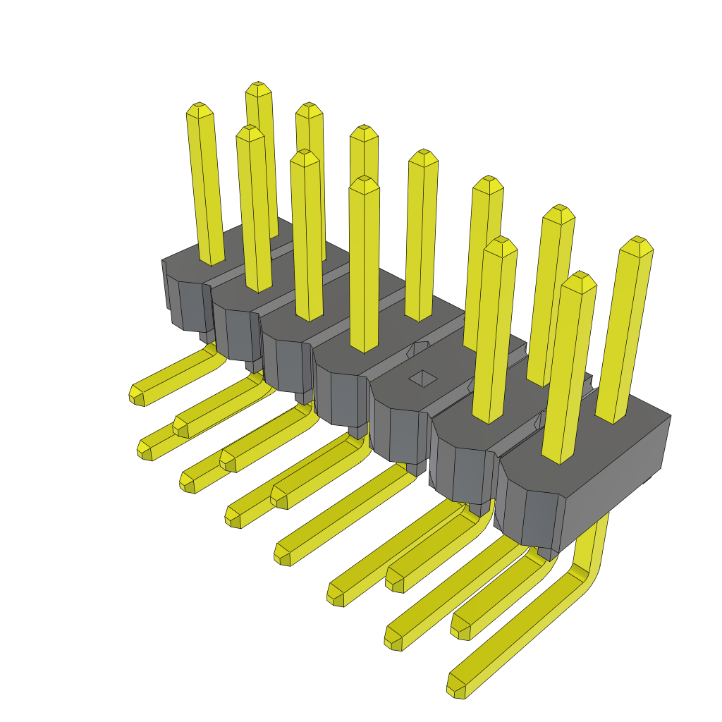 All Parts Connectors rugged connector TSW-107-08-L-D-RA-009 by Samtec
