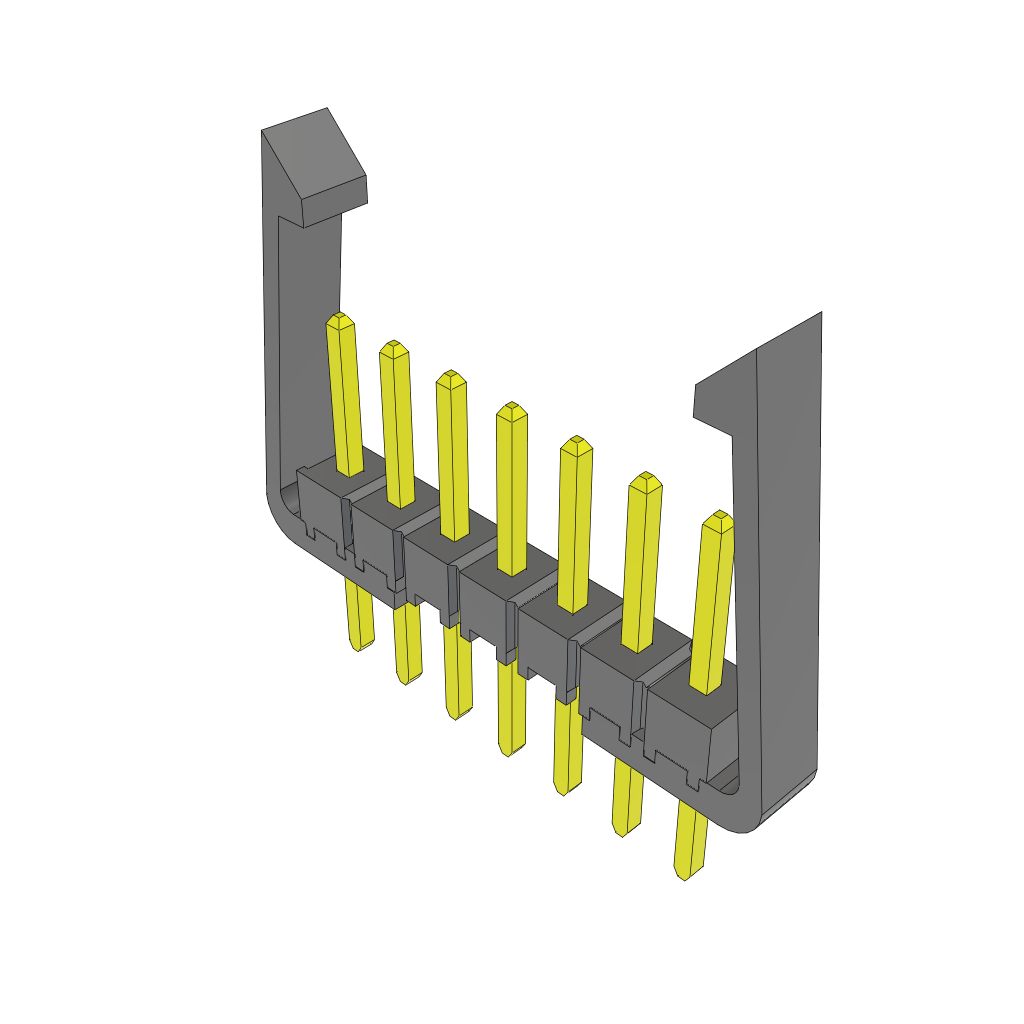 All Parts Connectors rugged connector TSW-107-08-S-S-LC by Samtec