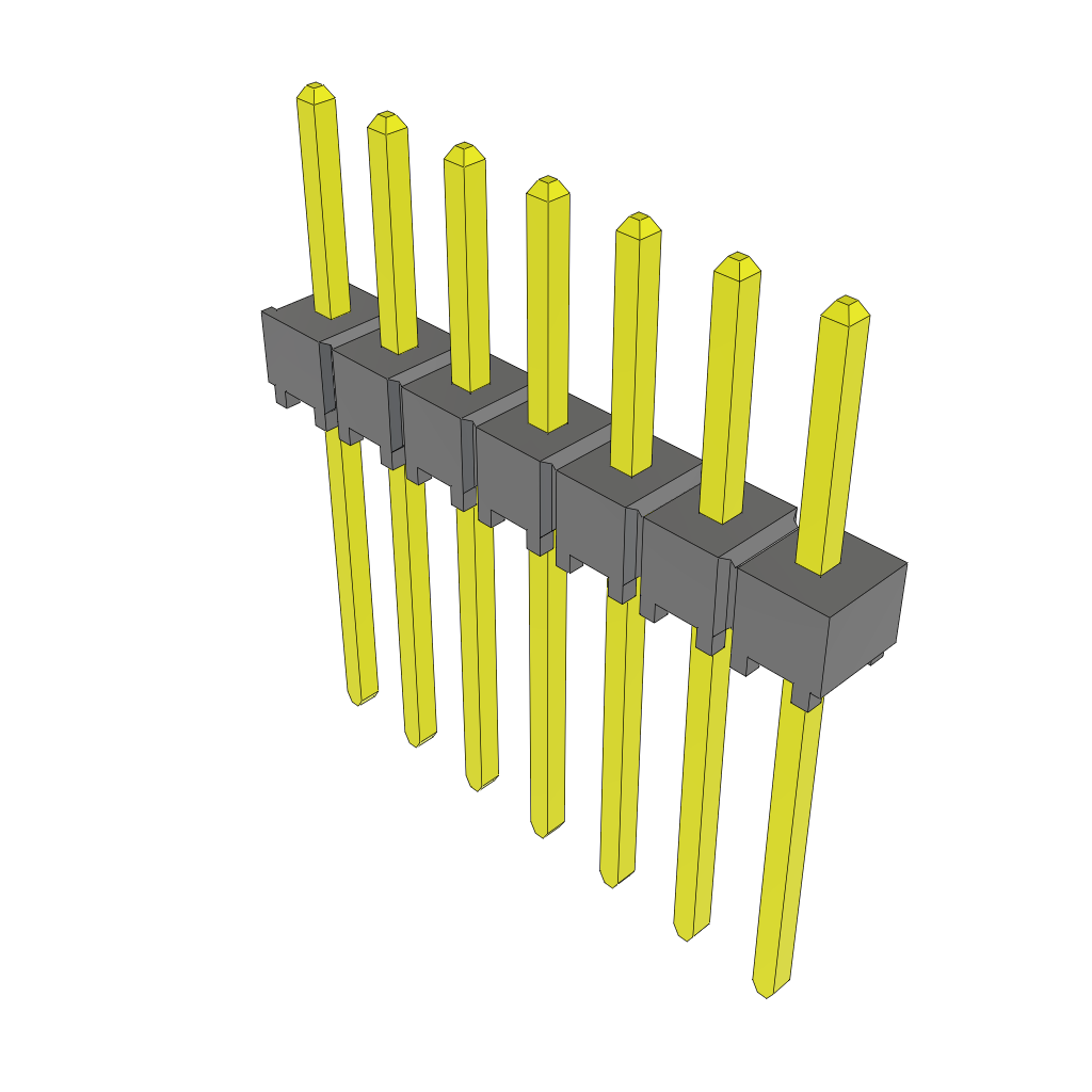All Parts Connectors rugged connector TSW-107-09-F-S by Samtec