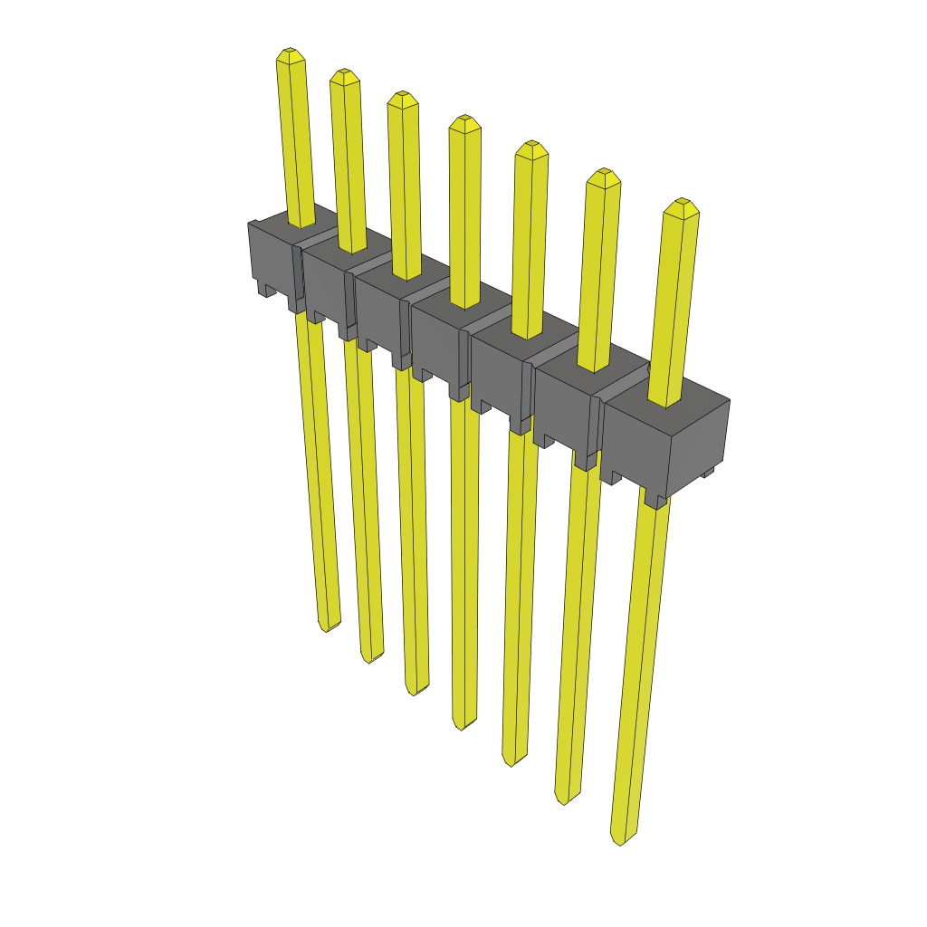 All Parts Connectors rugged connector TSW-107-11-T-S by Samtec