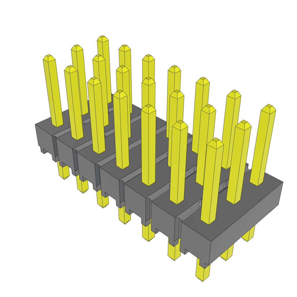 All Parts Connectors rugged connector TSW-107-23-G-T by Samtec