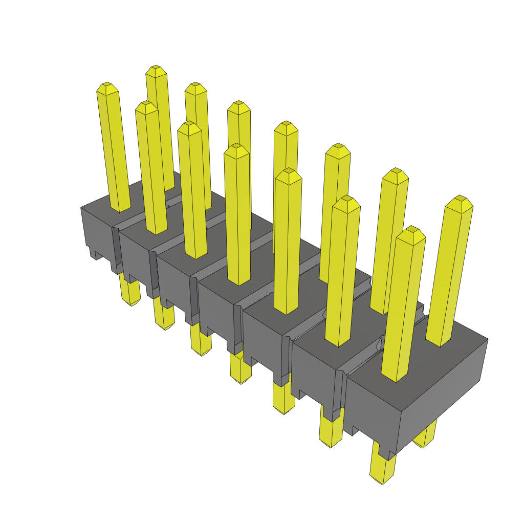 All Parts Connectors rugged connector TSW-107-23-L-D-LL by Samtec