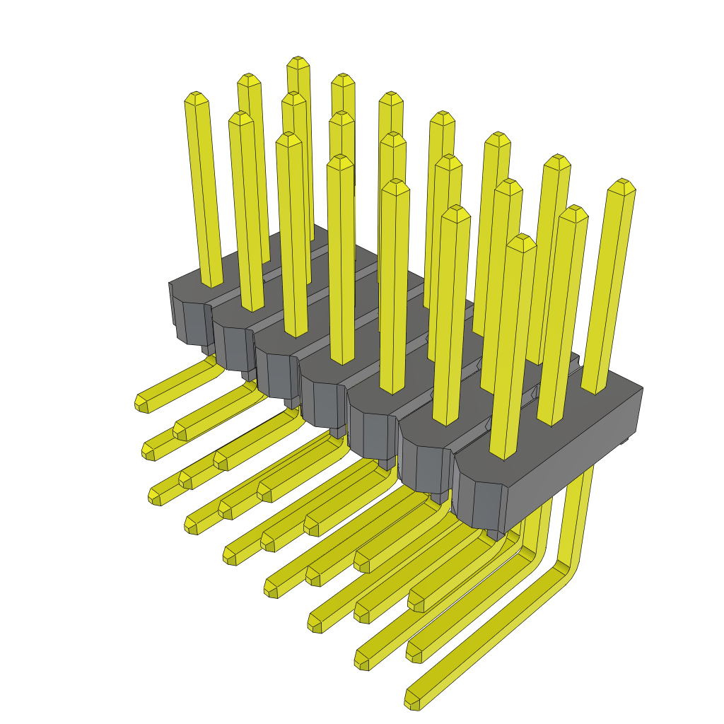 All Parts Connectors rugged connector TSW-107-25-L-T-RA by Samtec