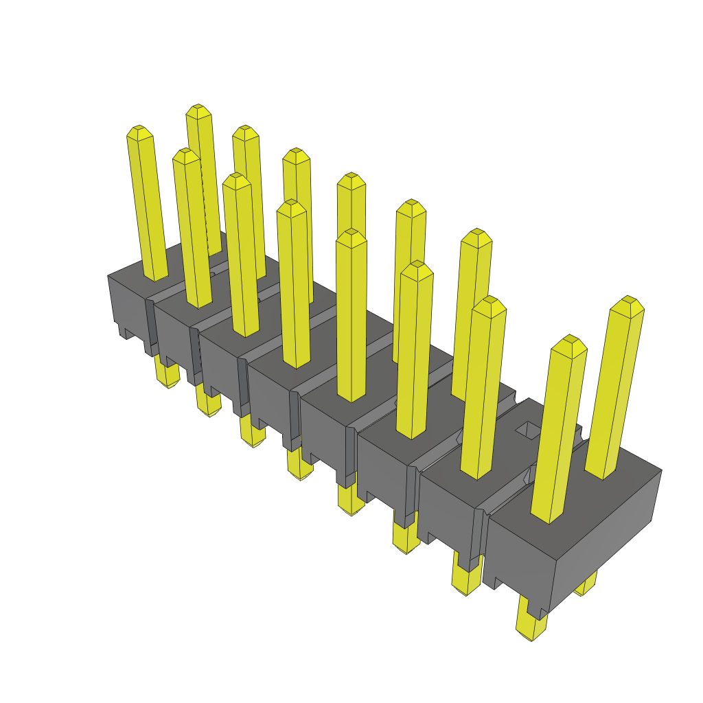 All Parts Connectors rugged connector TSW-108-07-T-D-014 by Samtec