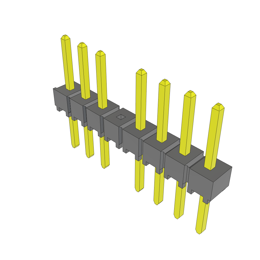 All Parts Connectors rugged connector TSW-108-08-G-S-005 by Samtec