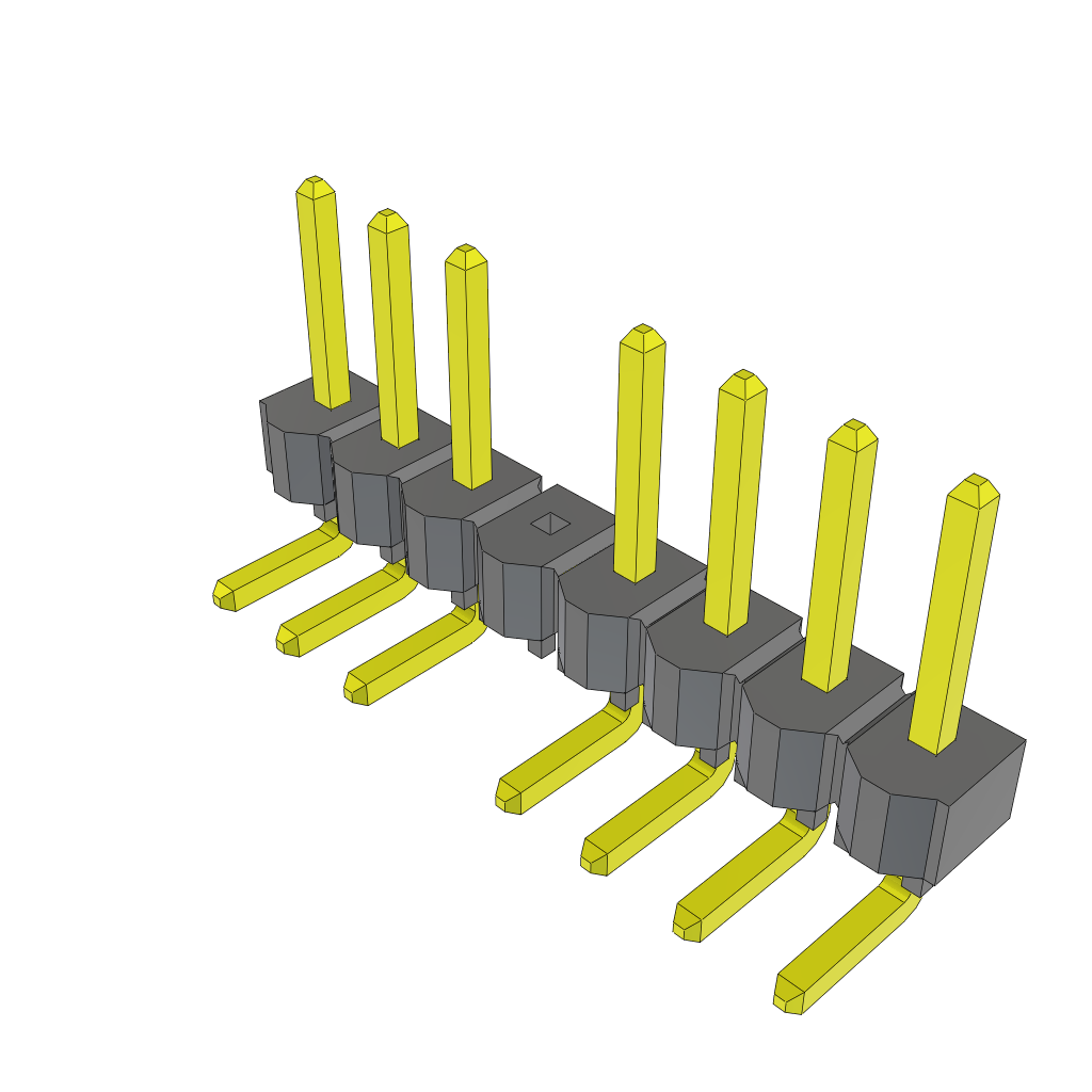 All Parts Connectors rugged connector TSW-108-08-S-S-RA-005 by Samtec