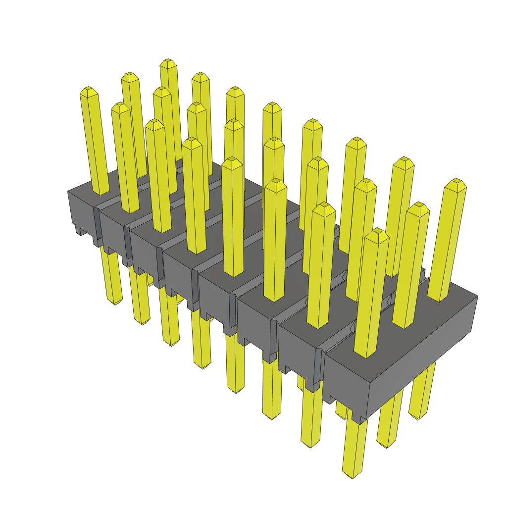 All Parts Connectors rugged connector TSW-108-08-TM-T by Samtec