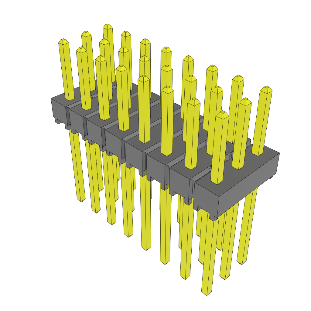 All Parts Connectors rugged connector TSW-108-09-G-T by Samtec