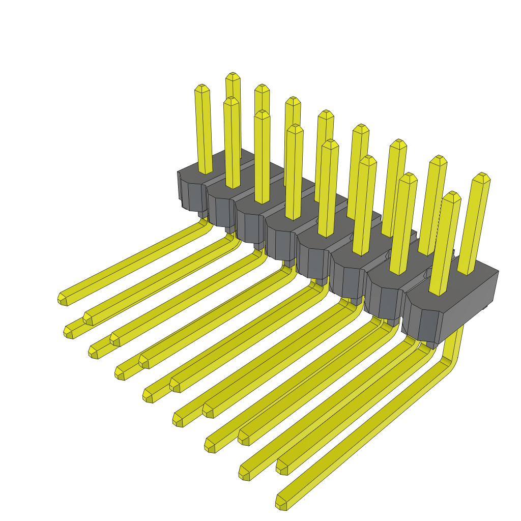 TSW-108-10-S-D-RA by Samtec