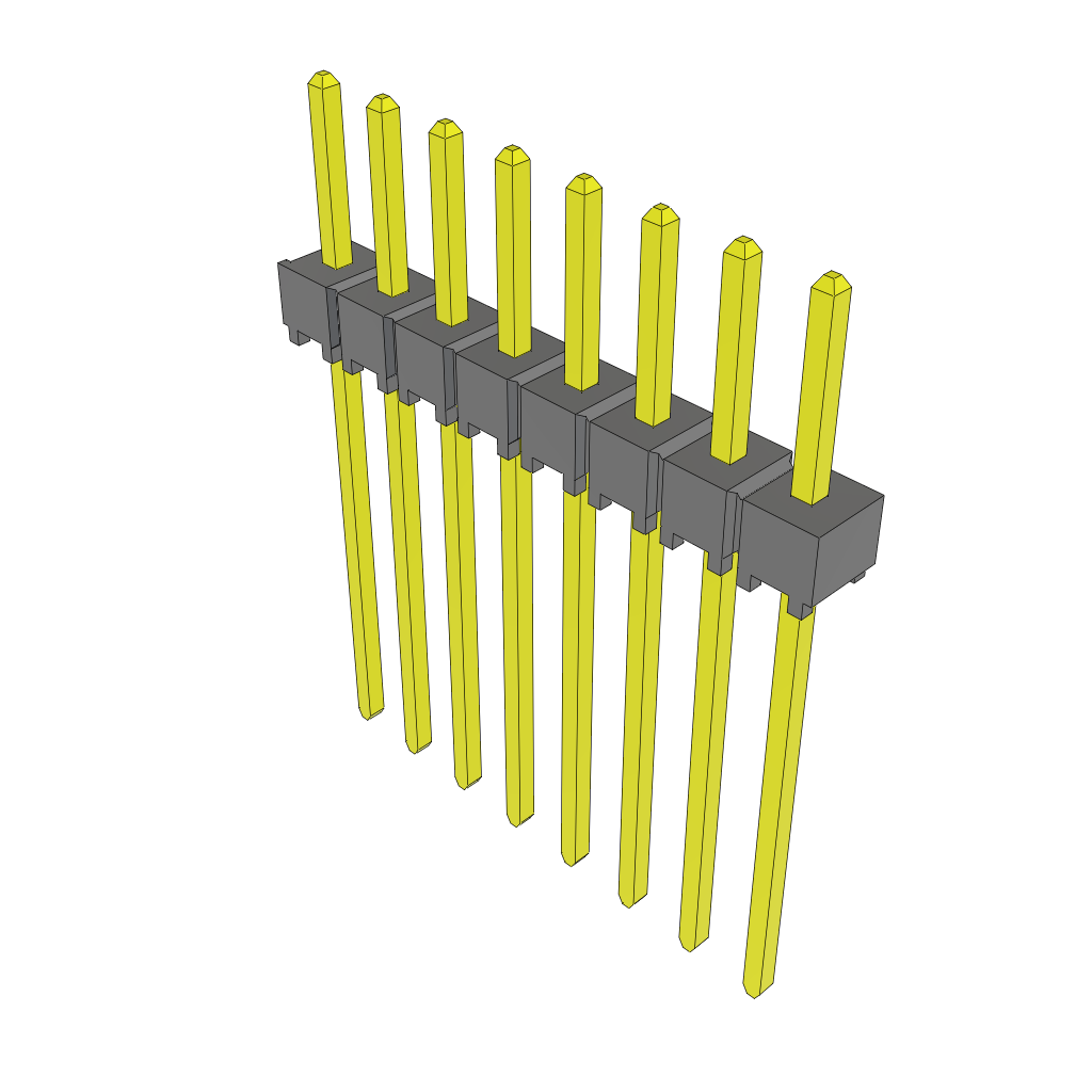 All Parts Connectors rugged connector TSW-108-11-F-S by Samtec