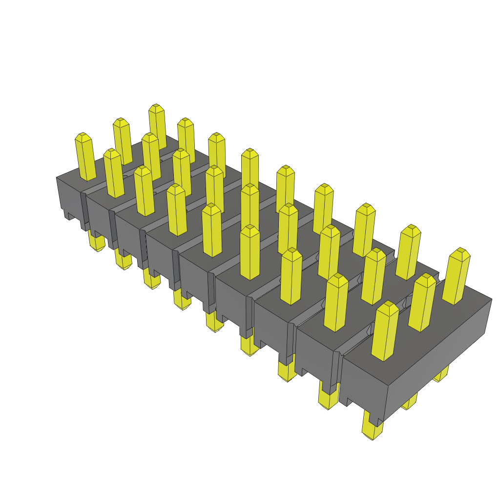 All Parts Connectors rugged connector TSW-109-06-L-T by Samtec