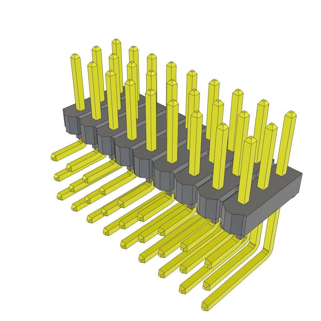 All Parts Connectors rugged connector TSW-109-08-F-T-RA by Samtec