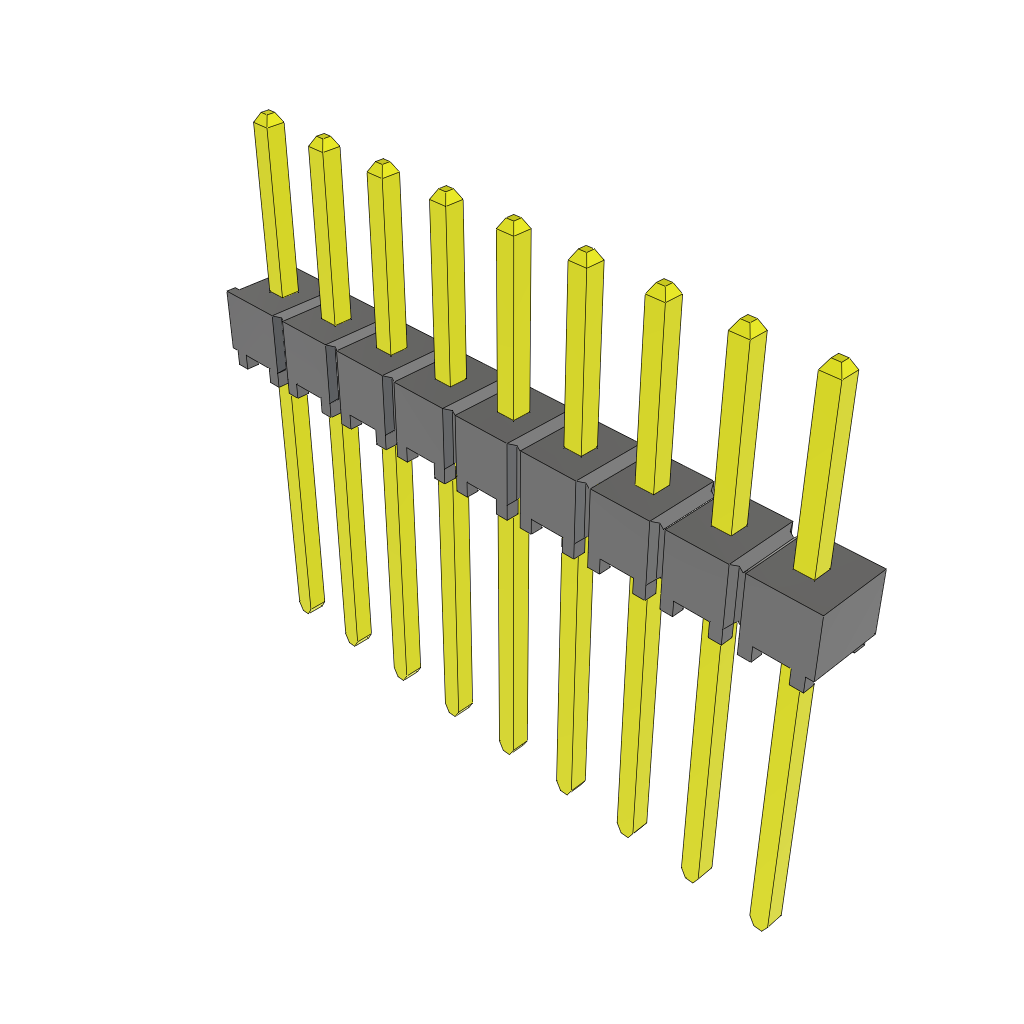 All Parts Connectors rugged connector TSW-109-09-S-S by Samtec