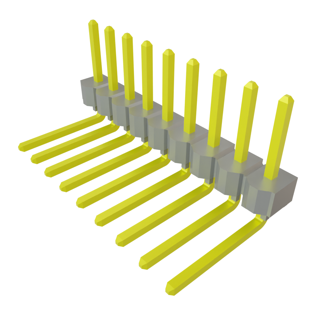 All Parts Connectors rugged connector TSW-109-09-T-S-RA by Samtec