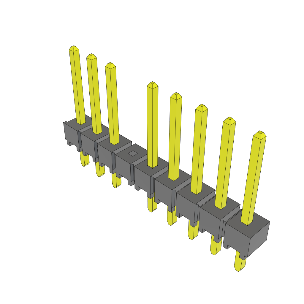 All Parts Connectors rugged connector TSW-109-14-G-S-006 by Samtec