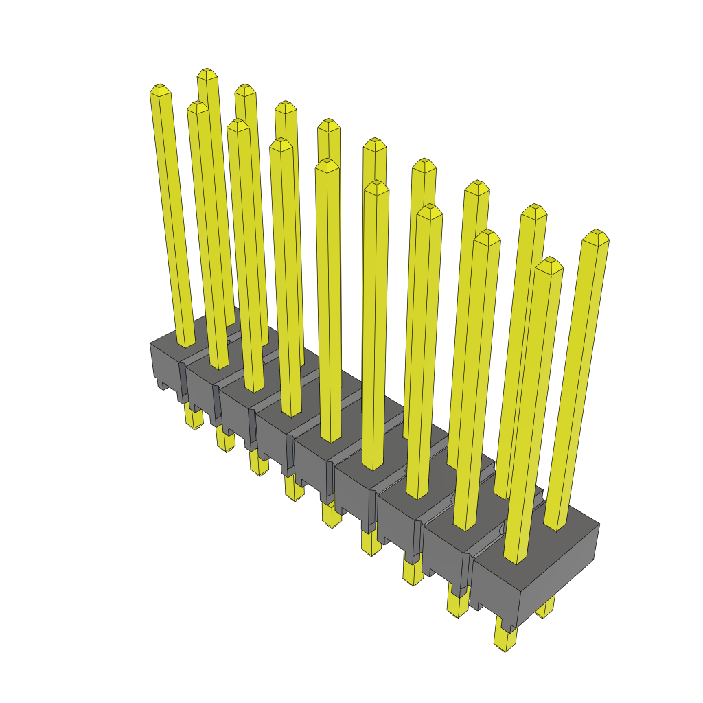 All Parts Connectors rugged connector TSW-109-15-G-D-LL by Samtec