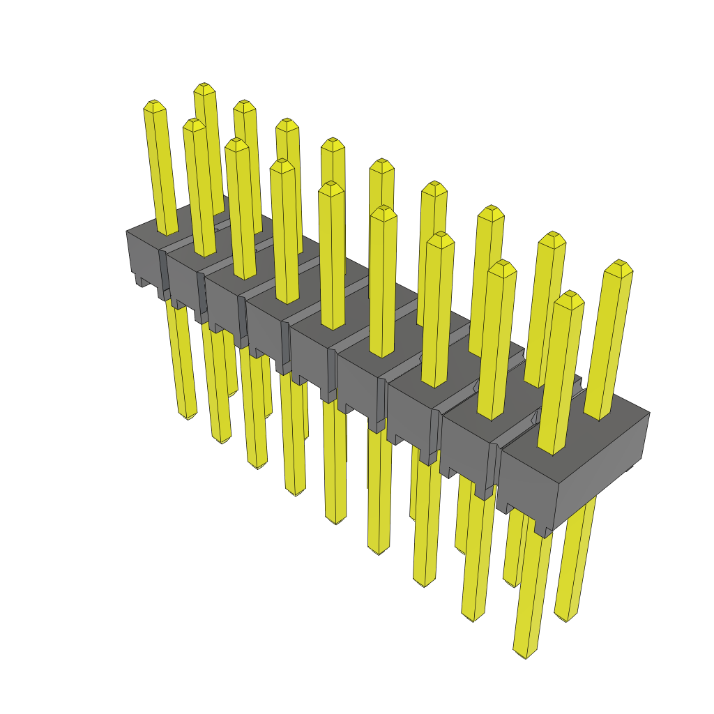 All Parts Connectors rugged connector TSW-109-22-S-D by Samtec