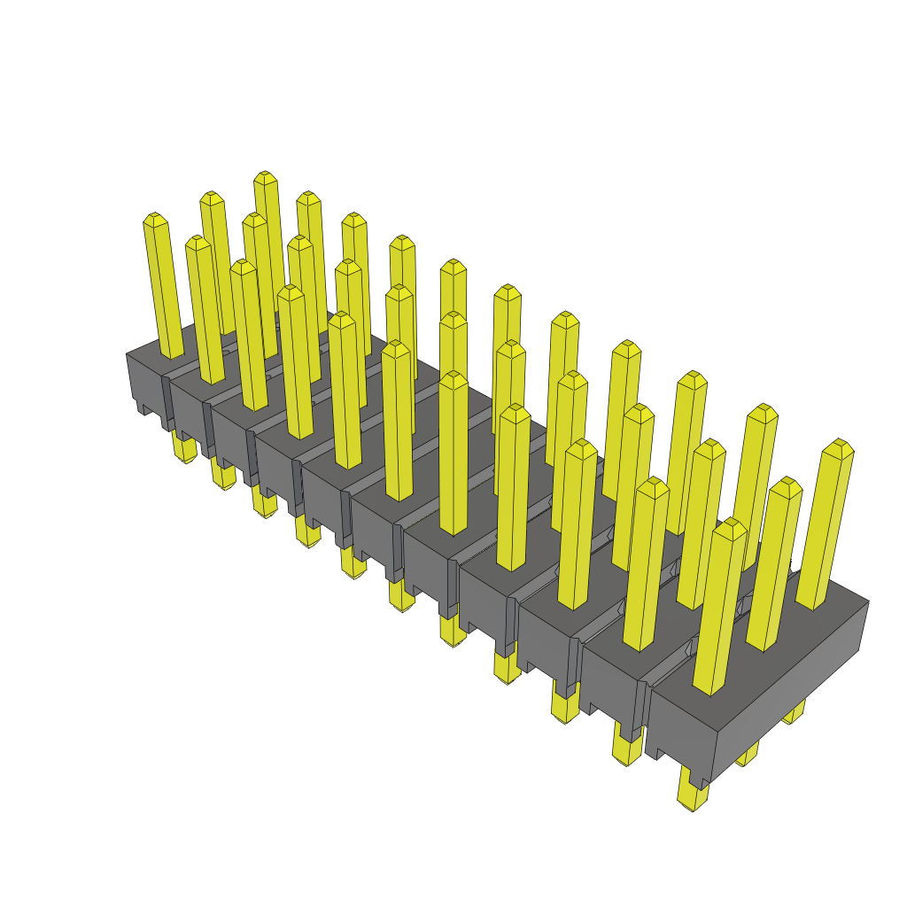 All Parts Connectors rugged connector TSW-111-07-F-T by Samtec