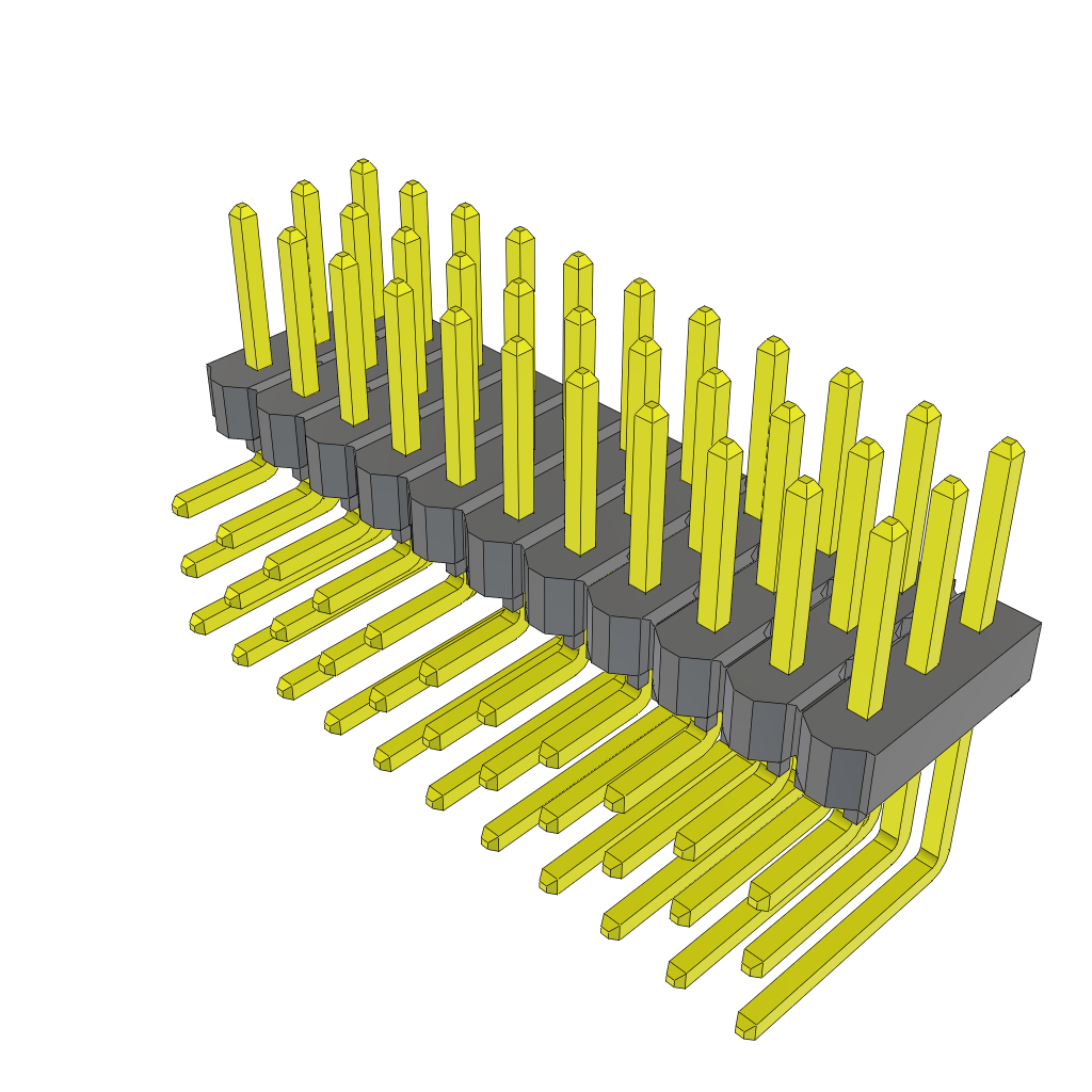 All Parts Connectors rugged connector TSW-111-08-S-T-RA by Samtec
