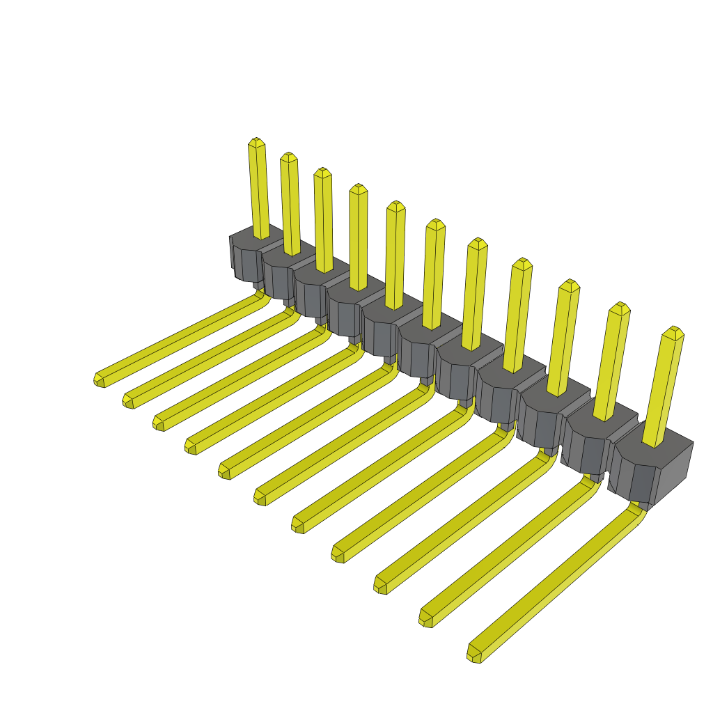 TSW-111-10-T-S-RA by Samtec