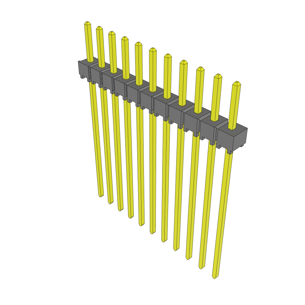 All Parts Connectors rugged connector TSW-111-13-T-S by Samtec