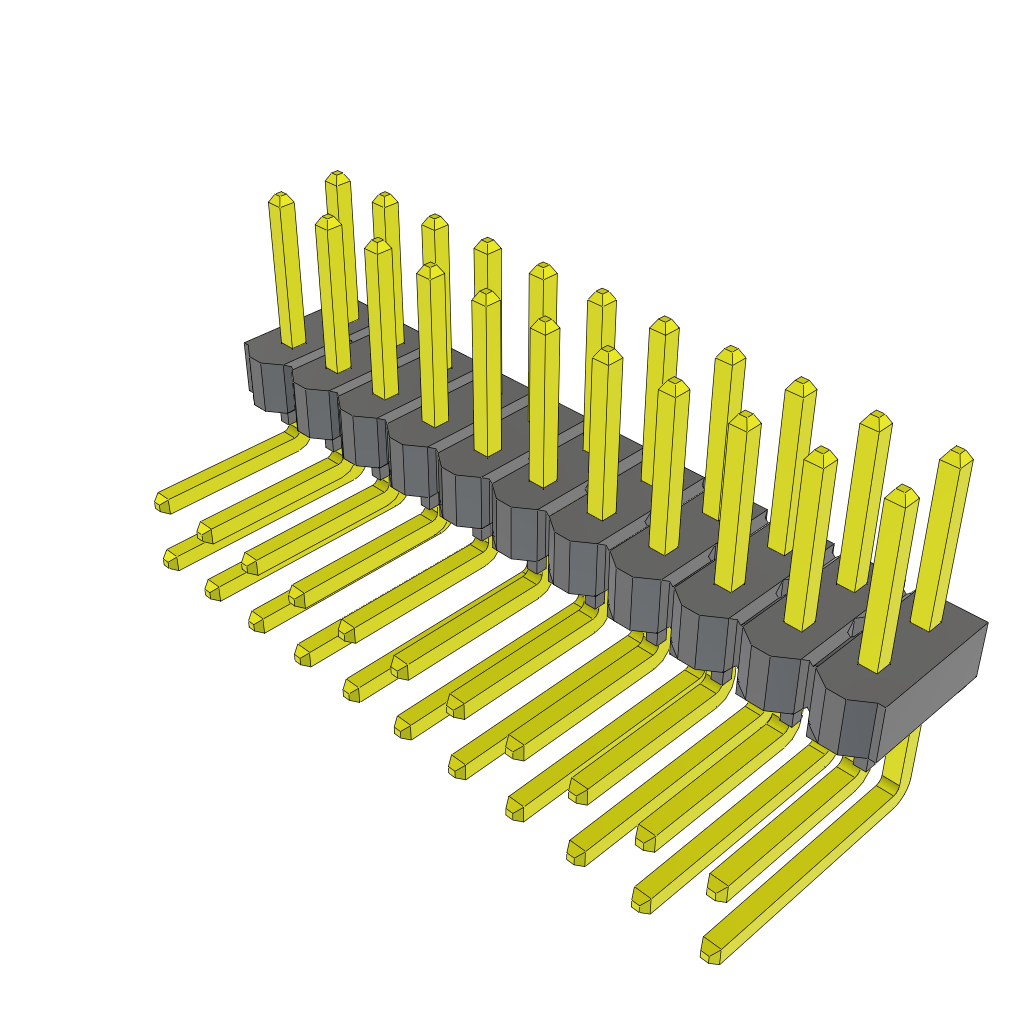 TSW-111-22-F-D-RA by Samtec