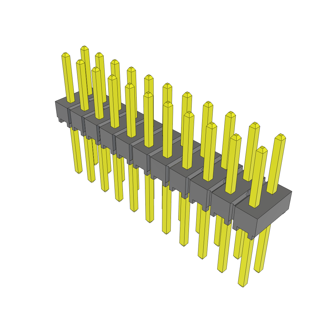 All Parts Connectors rugged connector TSW-111-22-F-D by Samtec