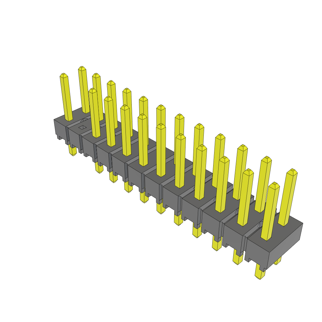 All Parts Connectors rugged connector TSW-112-07-L-D-003 by Samtec