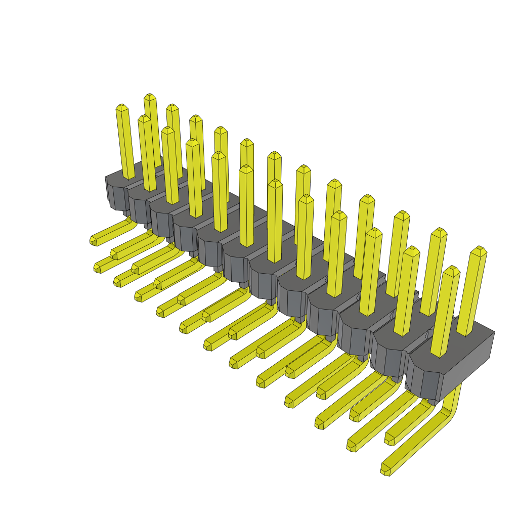 All Parts Connectors rugged connector TSW-112-08-SS-D-RA by Samtec