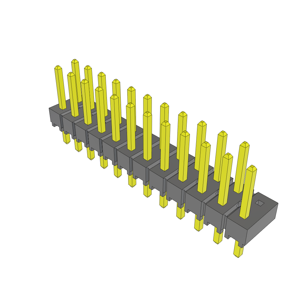 All Parts Connectors rugged connector TSW-112-23-L-D-024 by Samtec