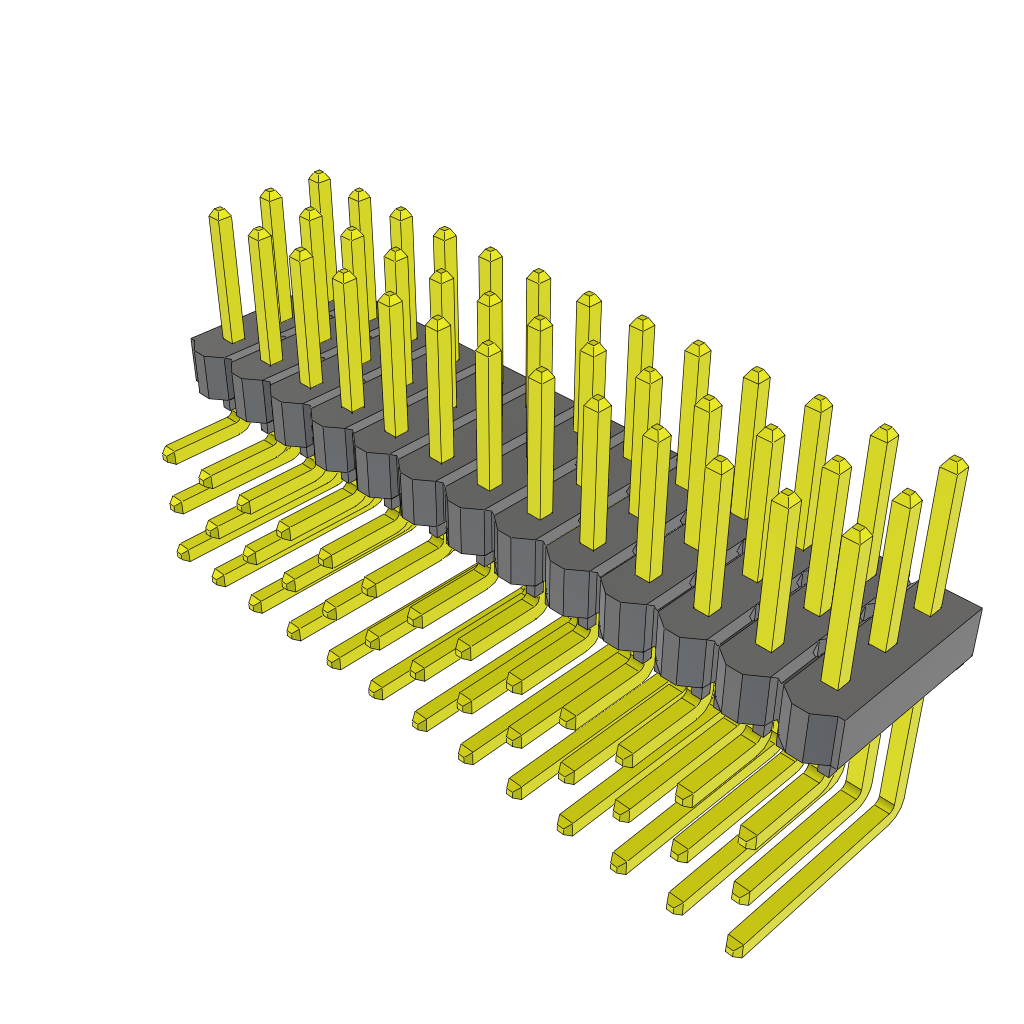 All Parts Connectors rugged connector TSW-113-08-F-T-RA by Samtec