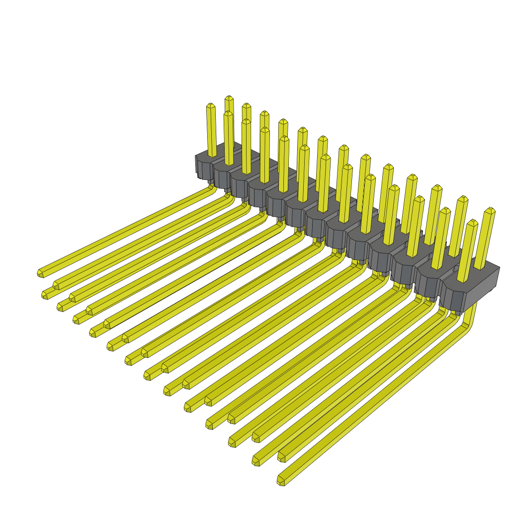 All Parts Connectors rugged connector TSW-113-13-T-D-RA by Samtec