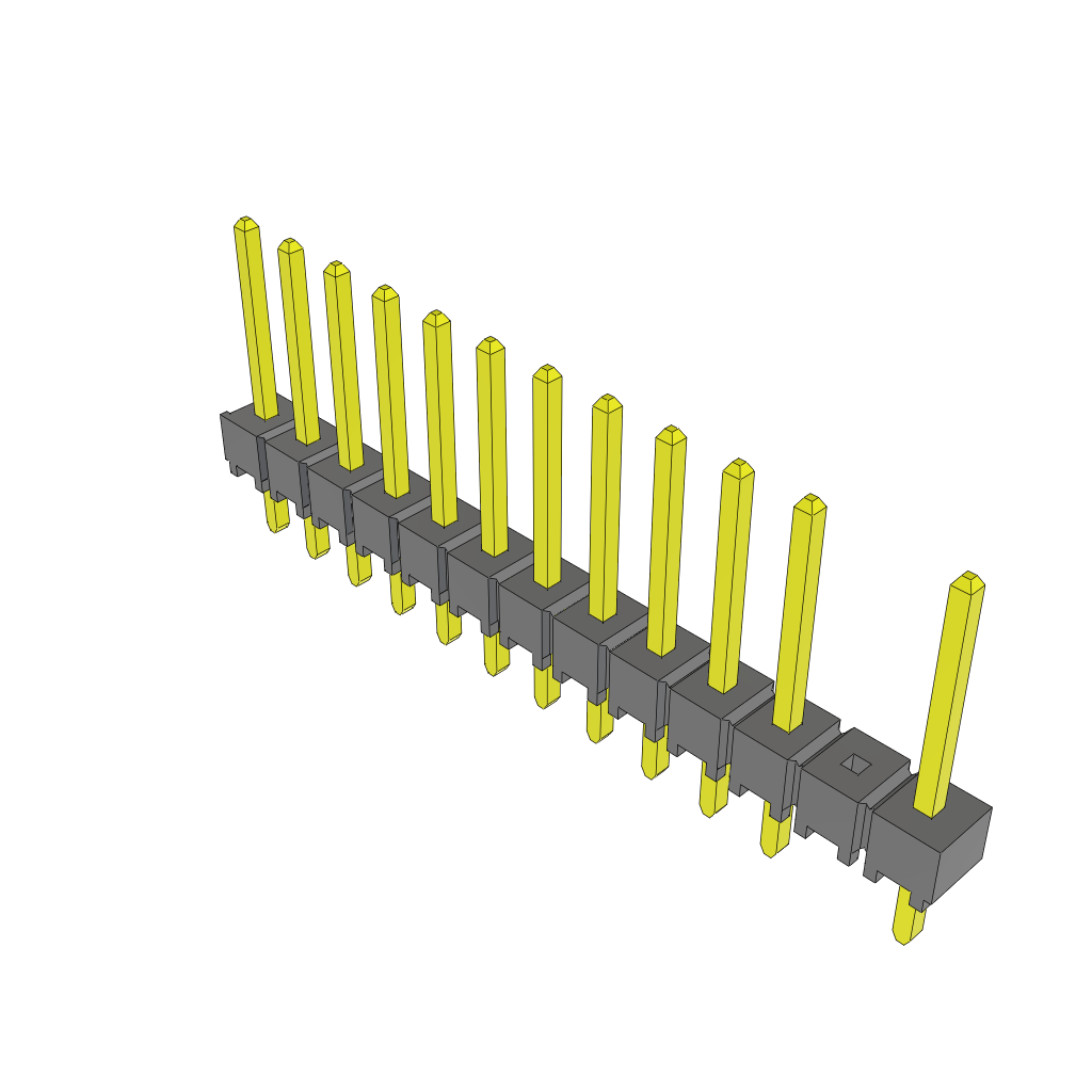 All Parts Connectors rugged connector TSW-113-14-T-S-002 by Samtec