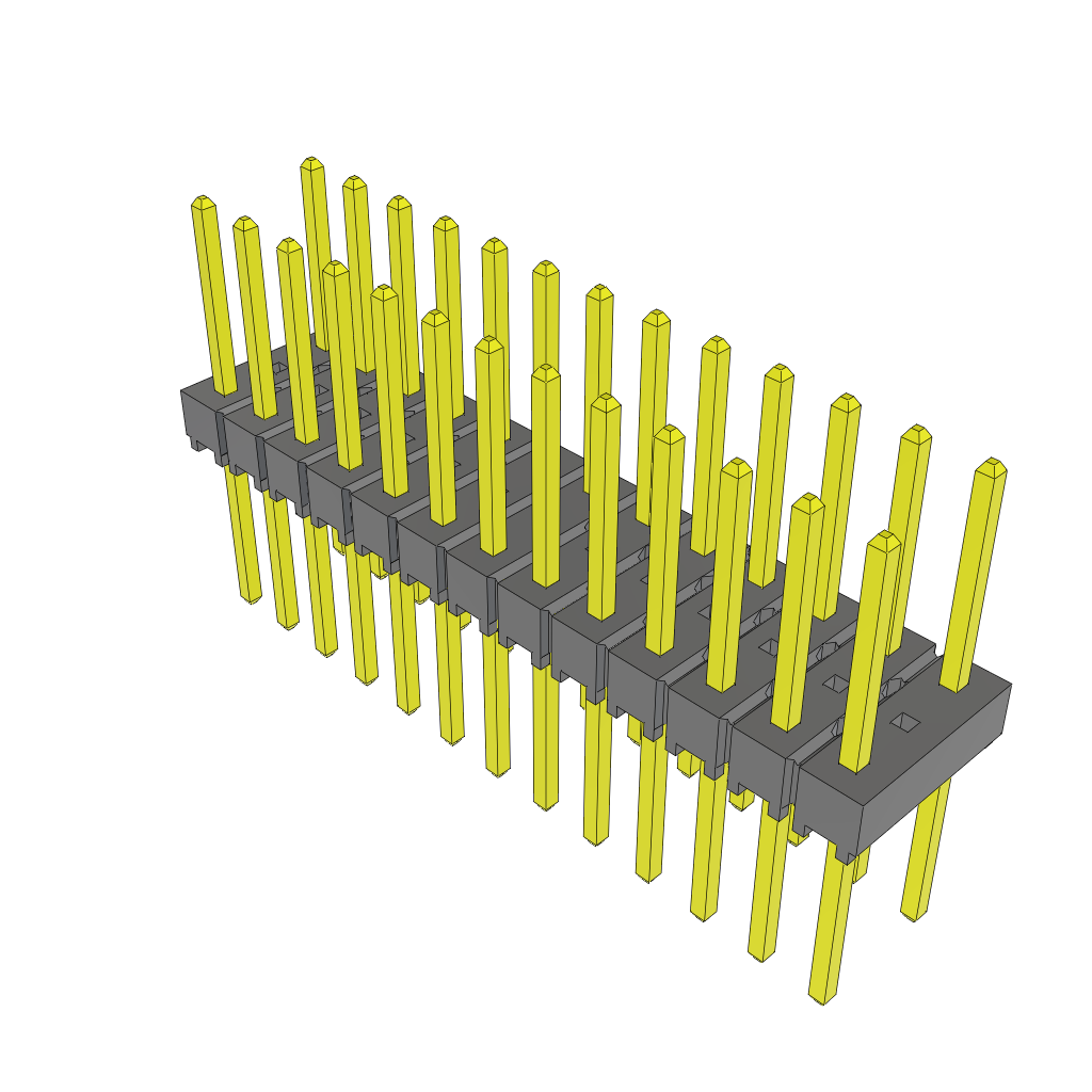 All Parts Connectors rugged connector TSW-113-16-G-Q by Samtec