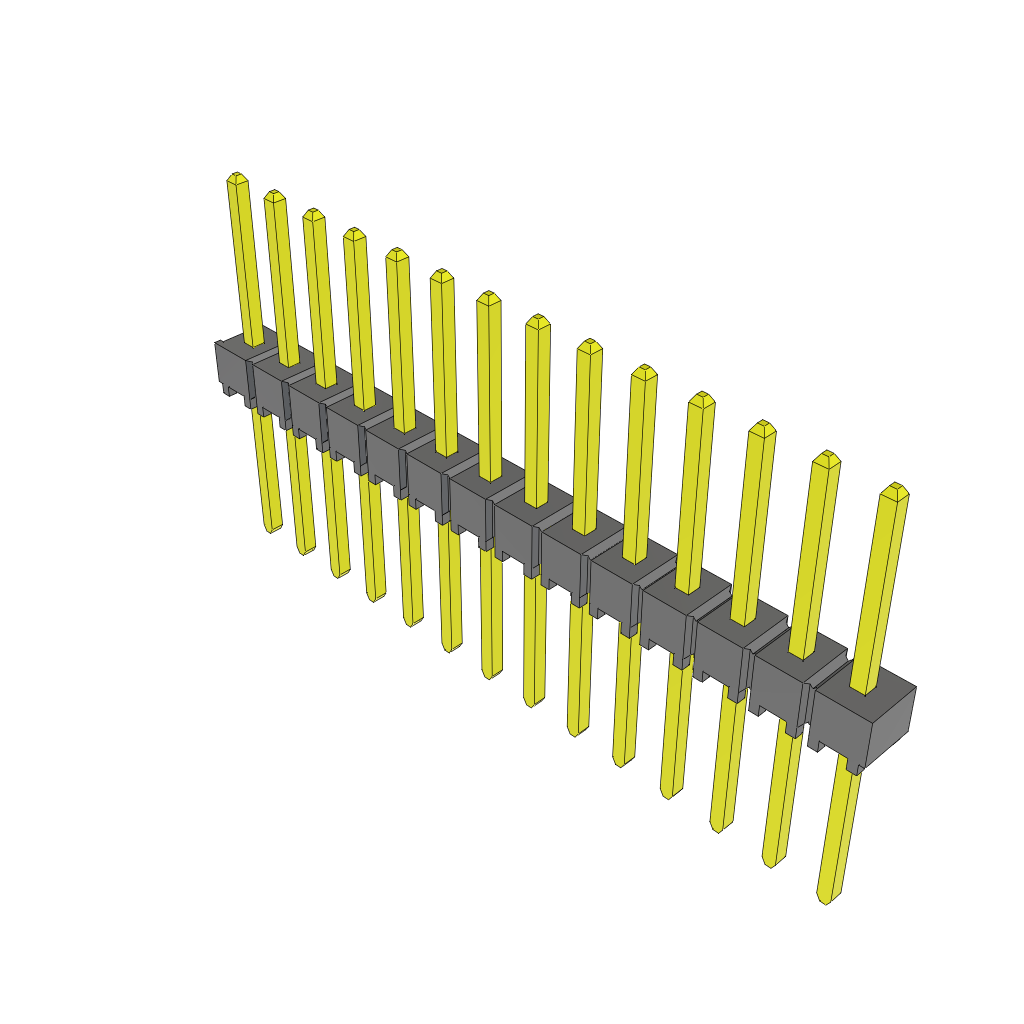 All Parts Connectors rugged connector TSW-114-16-F-S by Samtec