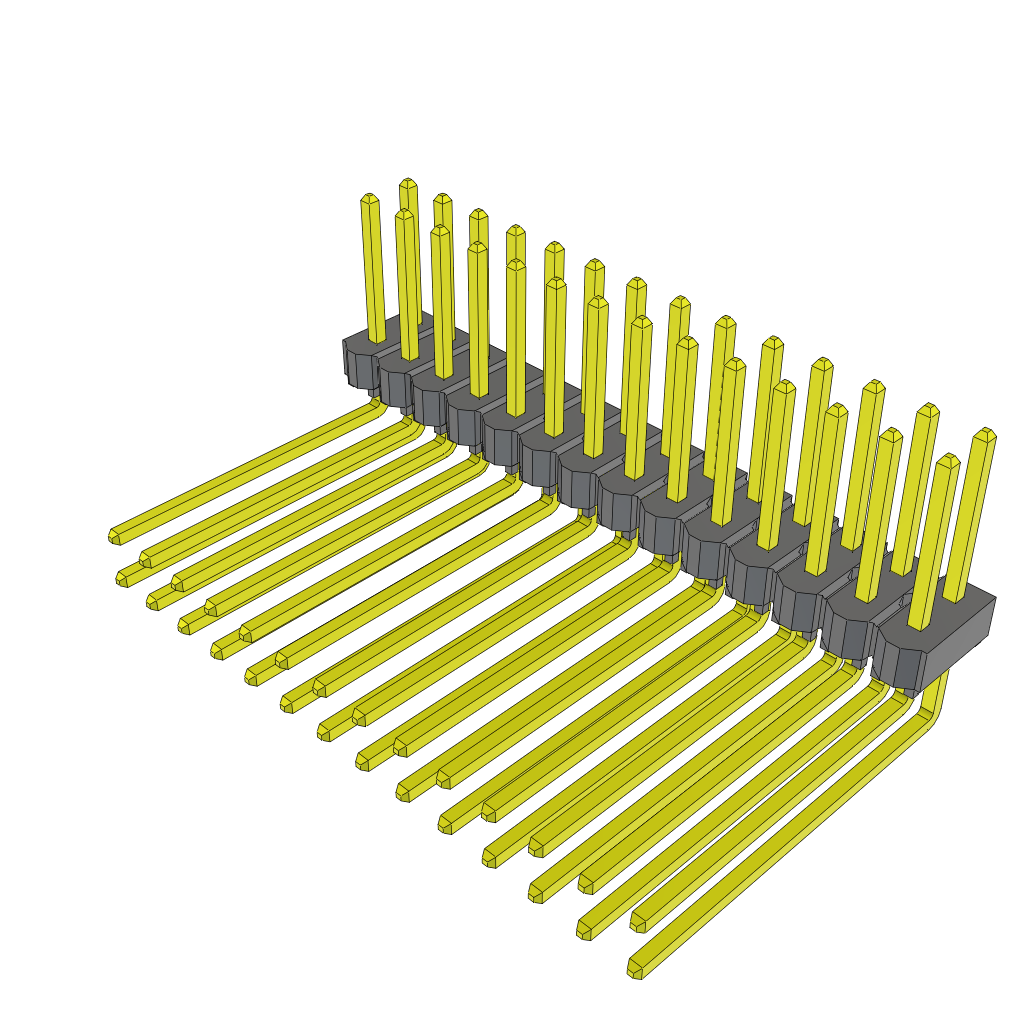 All Parts Connectors rugged connector TSW-114-30-T-D-RA by Samtec