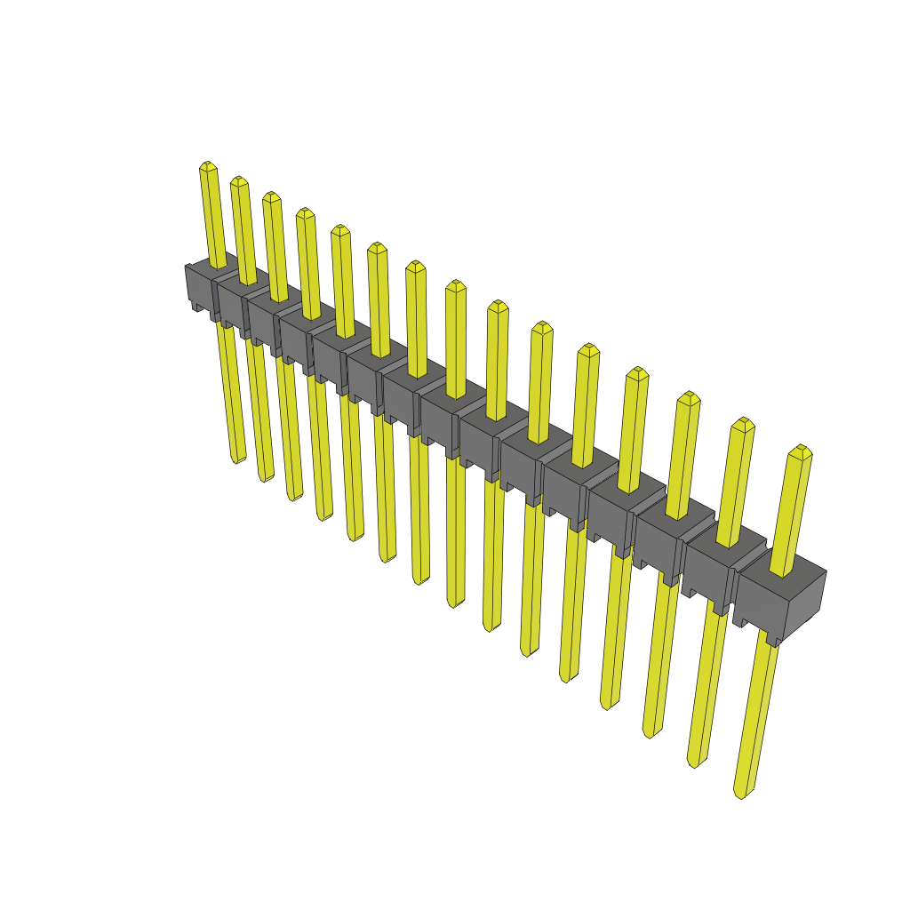 All Parts Connectors rugged connector TSW-115-09-T-S by Samtec