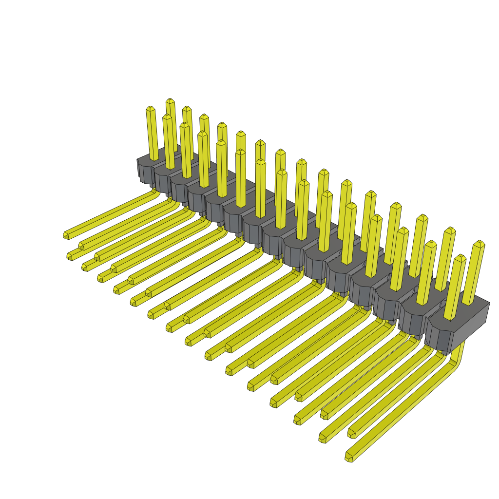 TSW-115-10-S-D-RA by Samtec