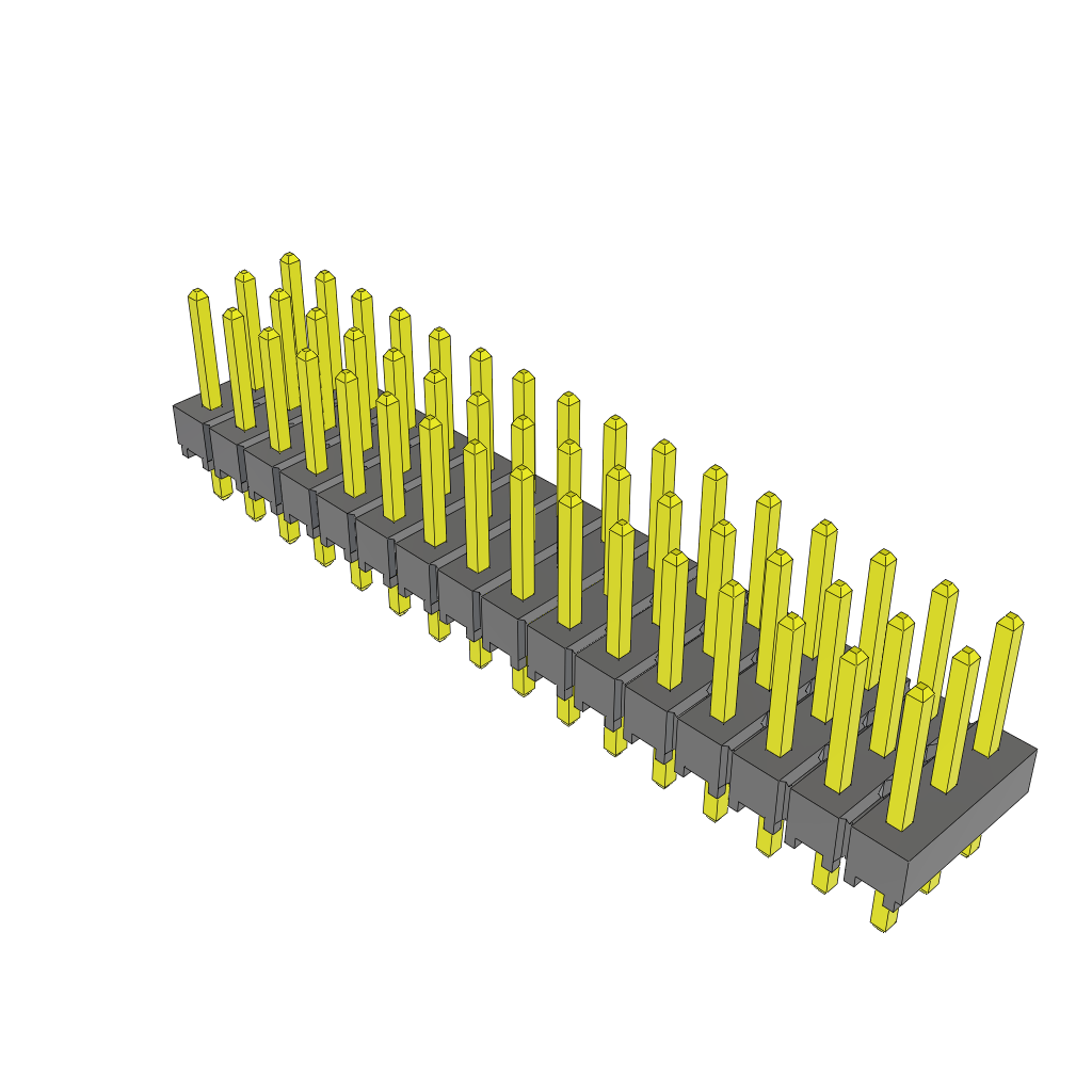 All Parts Connectors rugged connector TSW-116-07-T-T by Samtec