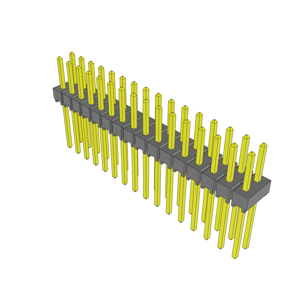 All Parts Connectors rugged connector TSW-116-09-F-D by Samtec