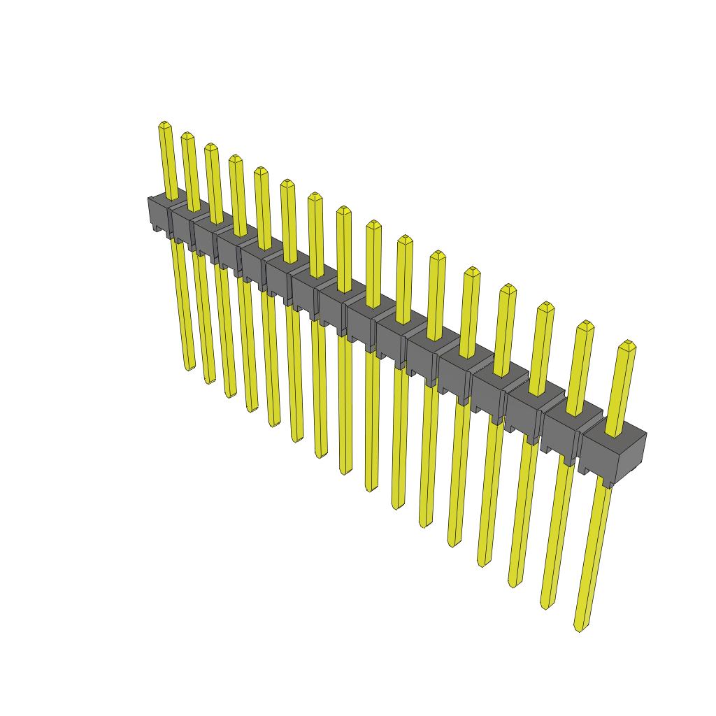 All Parts Connectors rugged connector TSW-116-10-F-S by Samtec