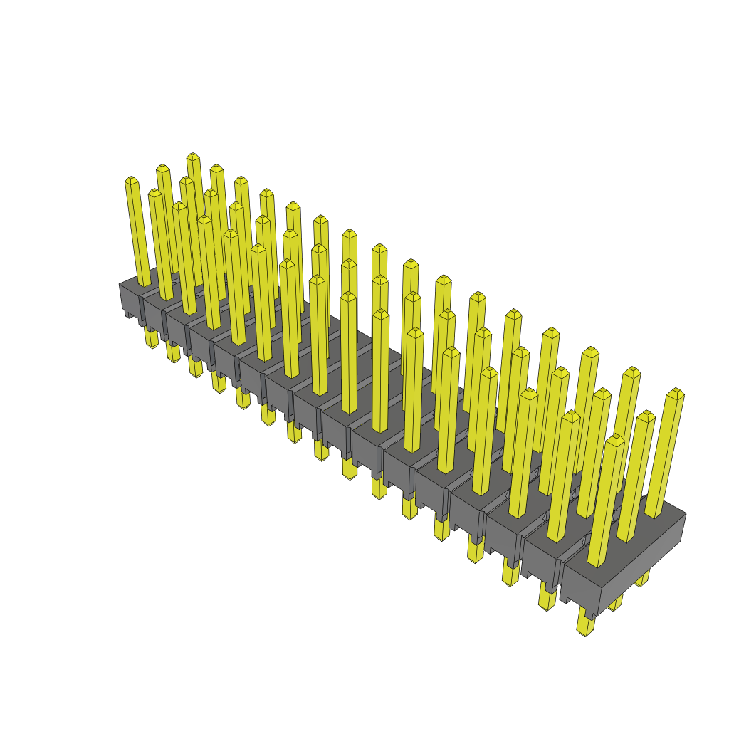 All Parts Connectors rugged connector TSW-116-14-L-T by Samtec