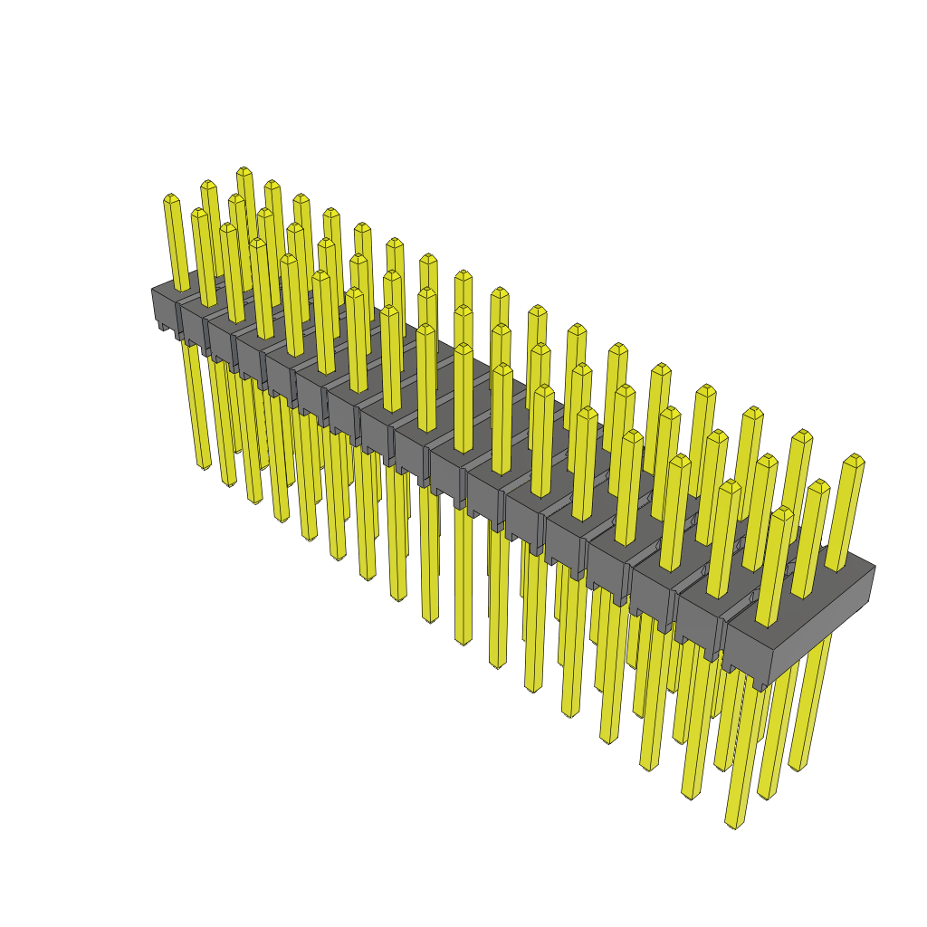 All Parts Connectors rugged connector TSW-117-09-F-T by Samtec