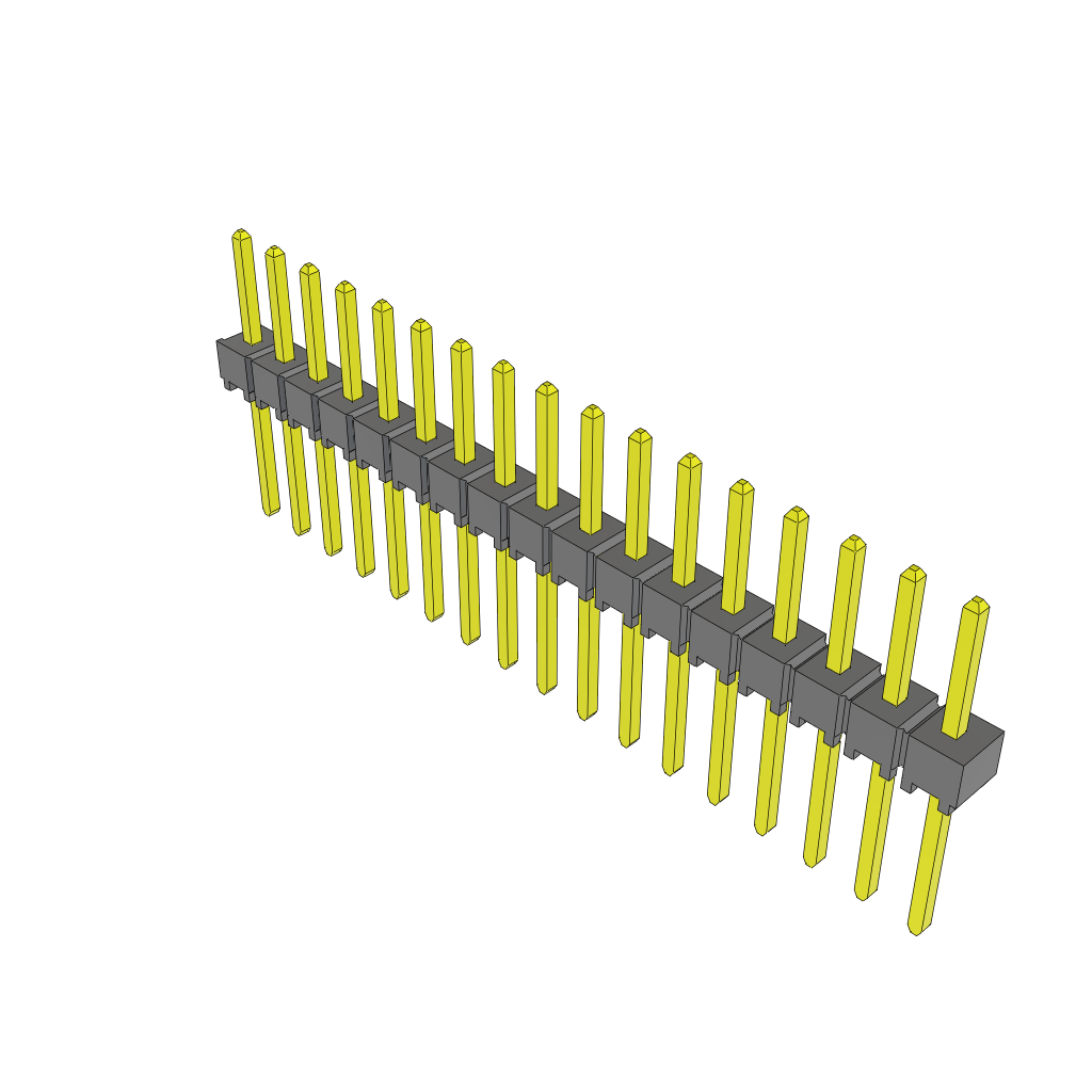All Parts Connectors rugged connector TSW-117-22-G-S by Samtec