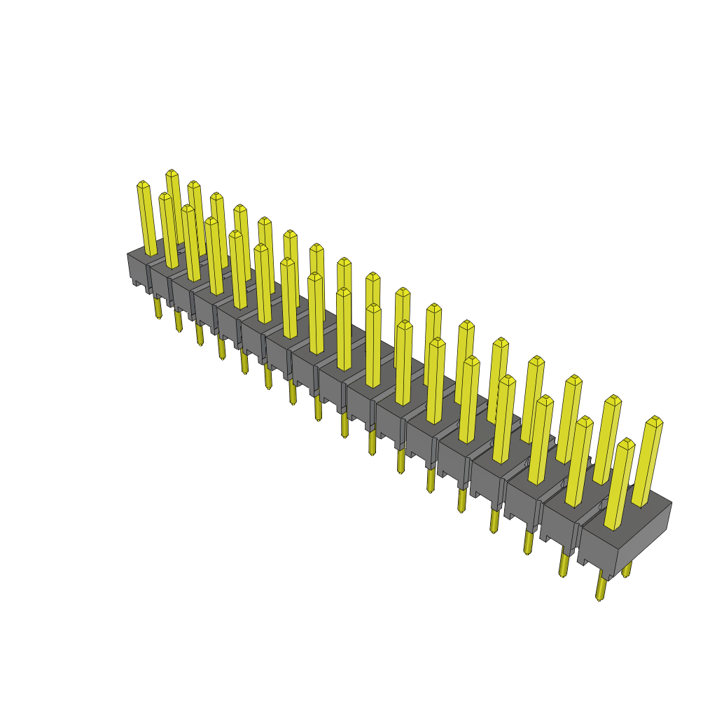 All Parts Connectors rugged connector TSW-117-26-S-D by Samtec