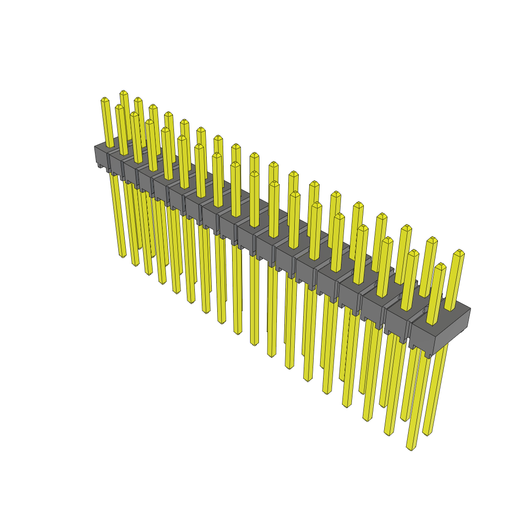 All Parts Connectors rugged connector TSW-118-10-F-D by Samtec