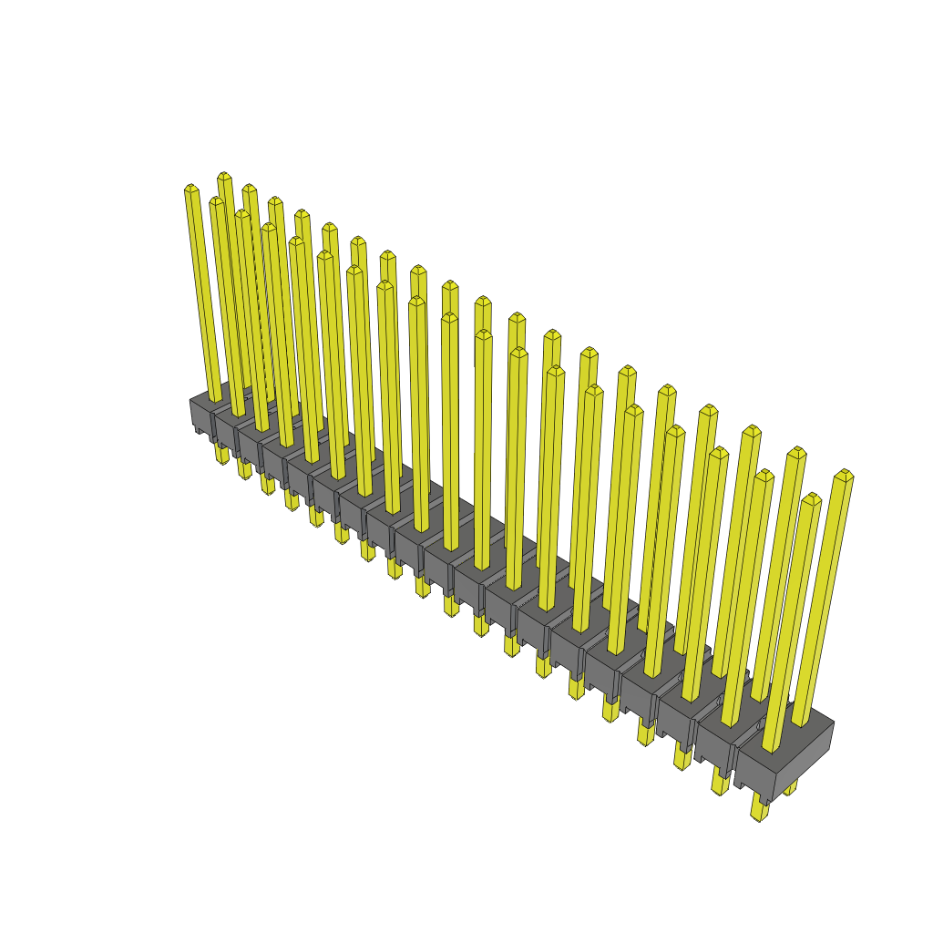 All Parts Connectors rugged connector TSW-119-17-T-D by Samtec