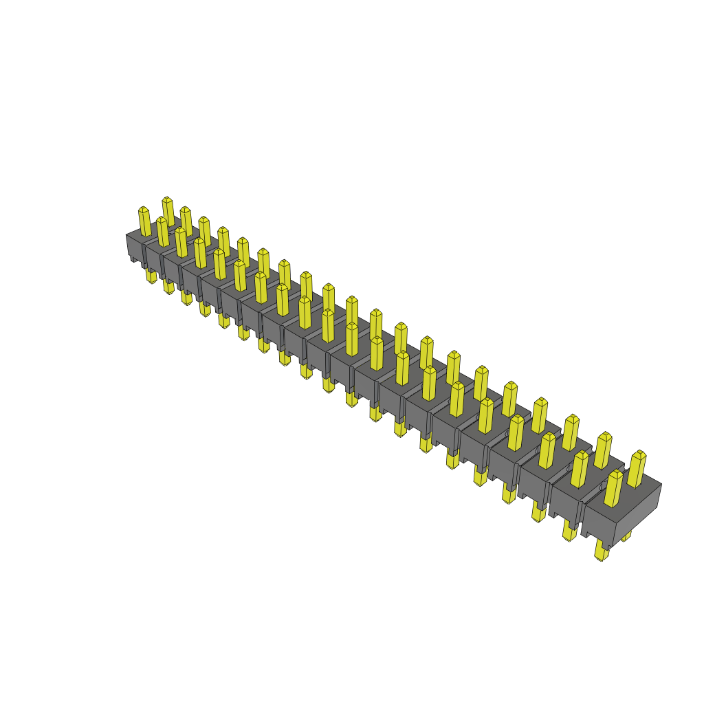 All Parts Connectors rugged connector TSW-120-06-T-D by Samtec